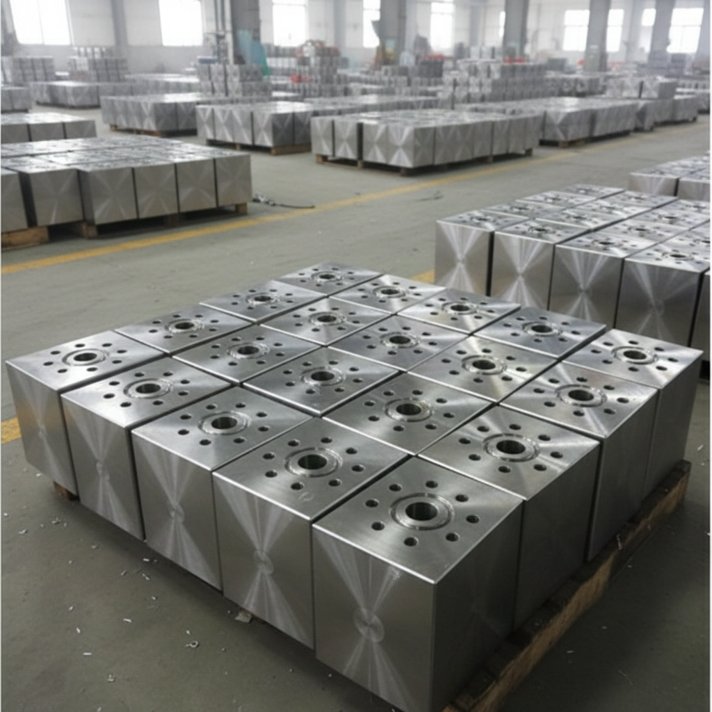 stainless steel valve adaptor block