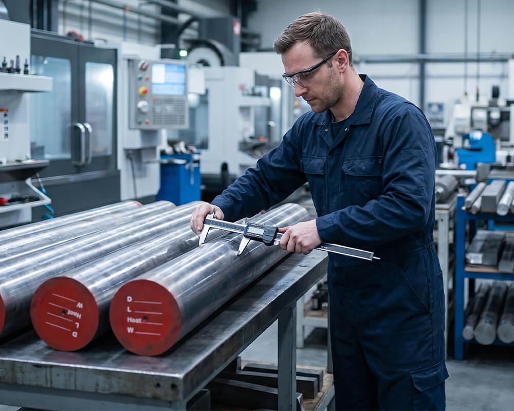Forged Steel Final Quality Inspection