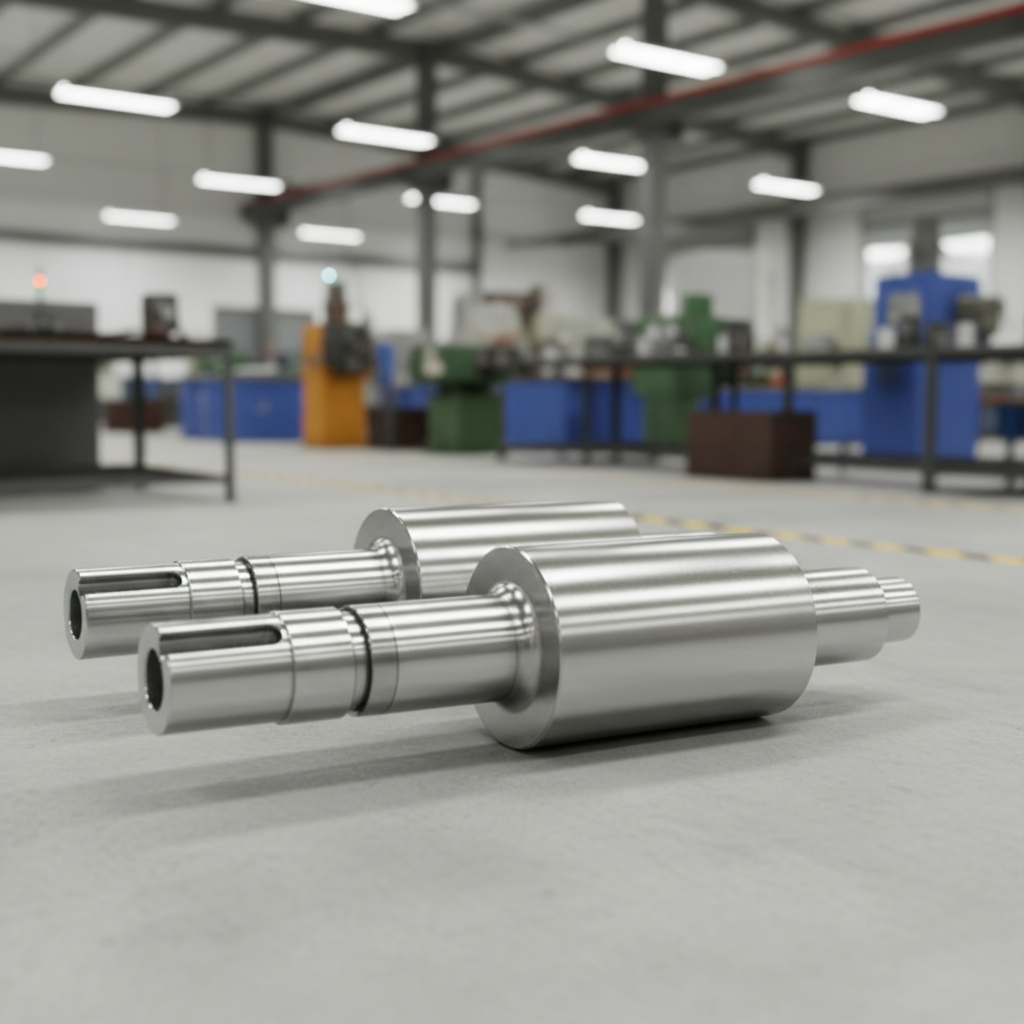 Forged semi_high speed steel roll