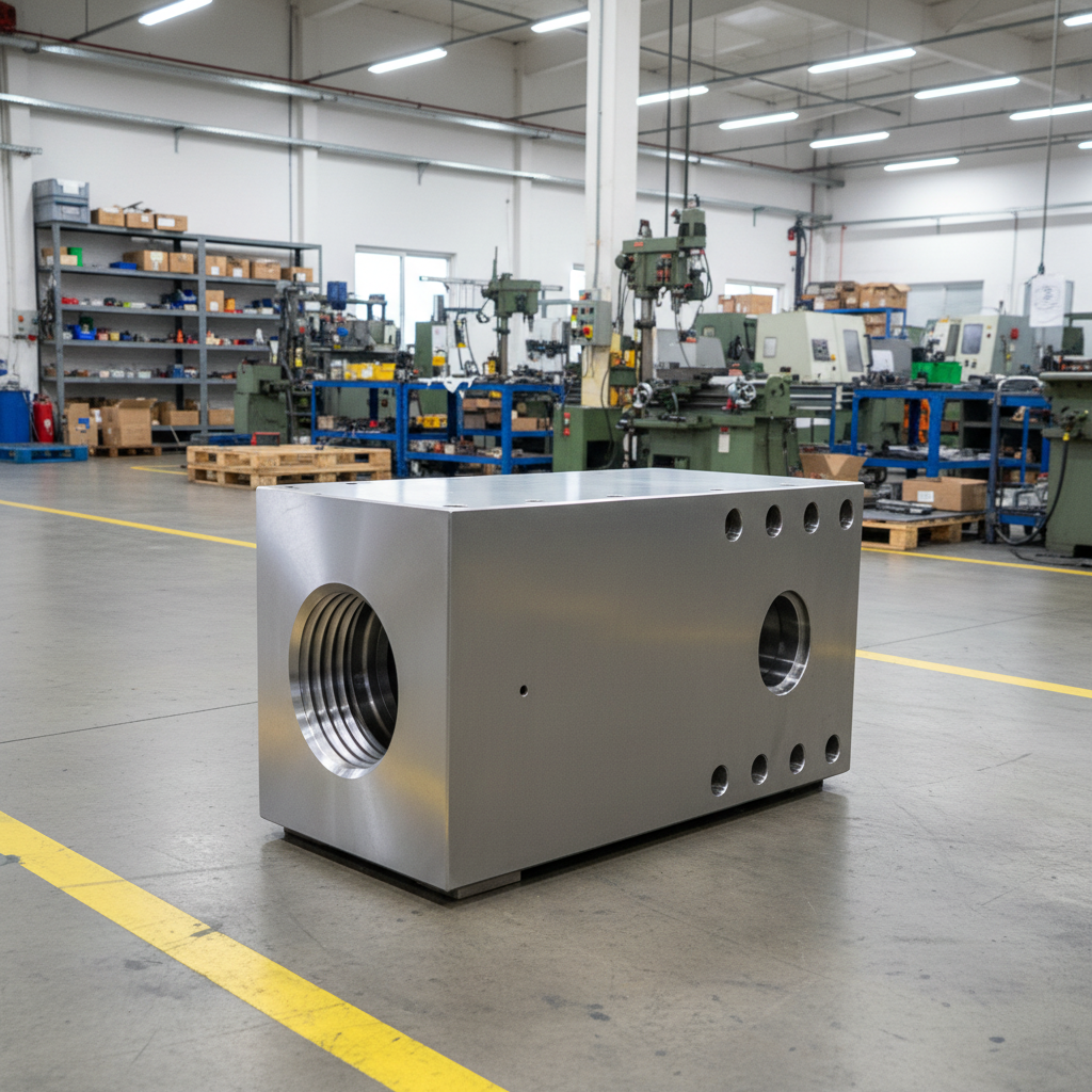 Stainless steel valve block blank